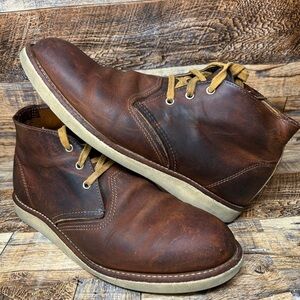 Red Wing Heritage 3137 Chukka Boots Mens 11 D Copper Rough Tough Leather USA